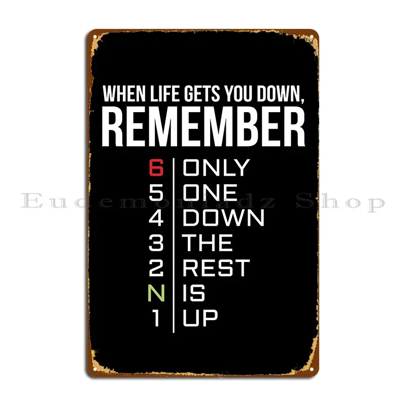 Motorcycle Gear Europe - When Life Gets You Down Biker