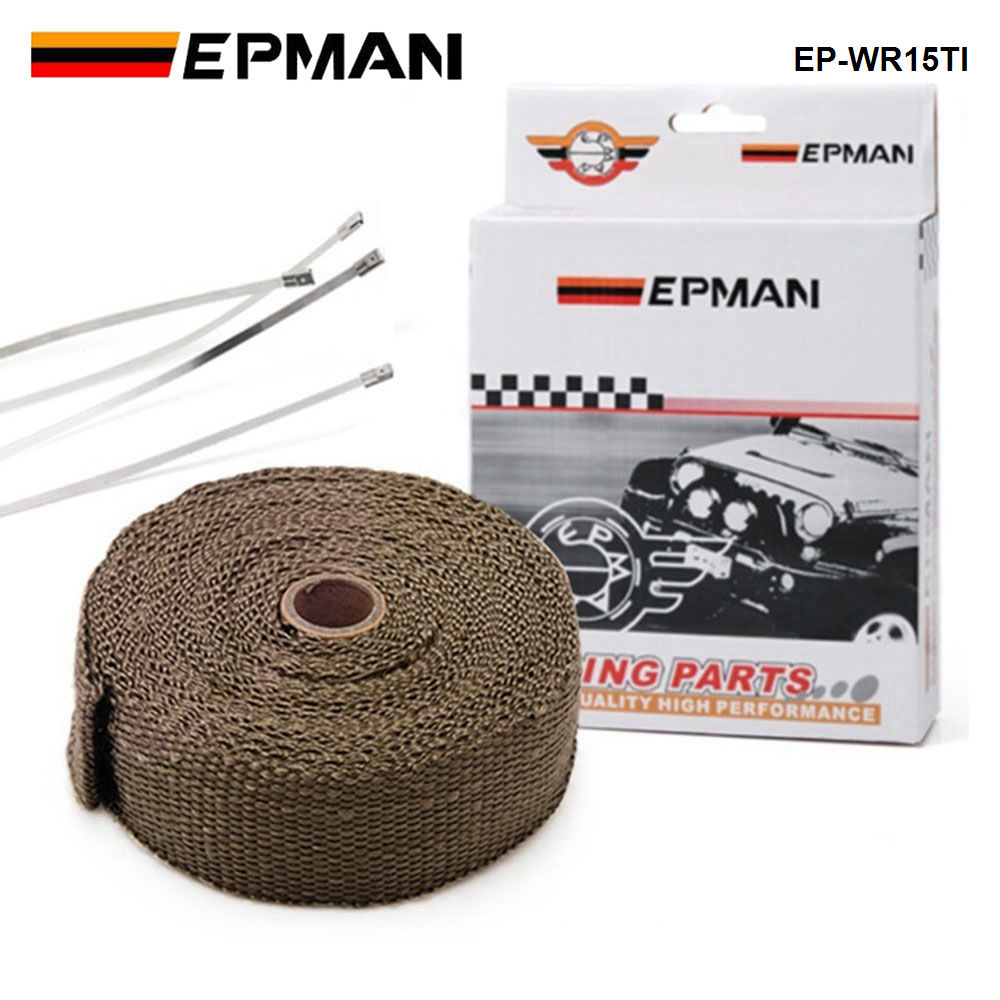 Exhaust Wrap Titanium - Titanium Turbo Manifold Heat Exhaust Thermal
