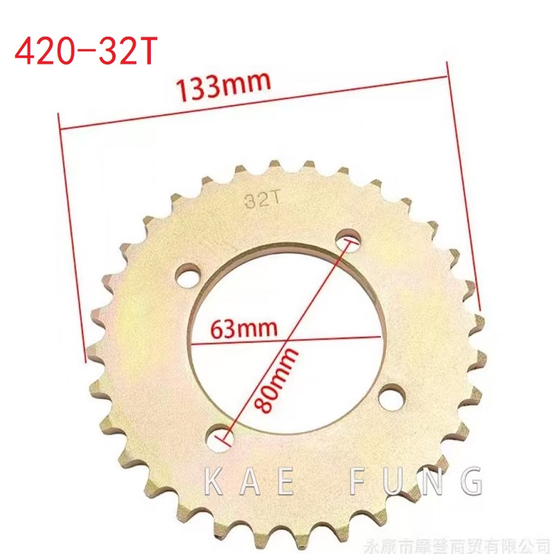 32 Teeth Motorcycle scooter ch - Motorcycle Gear Brand ulasan dan harga