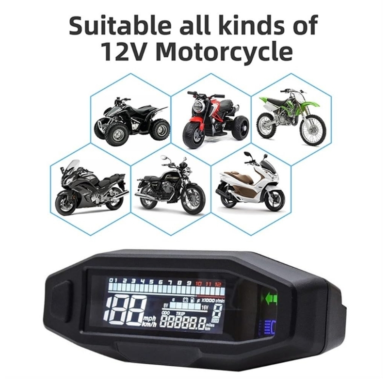D0UC 6 Gear Display Motorcycle - Motorcycle Gear White ulasan dan harga