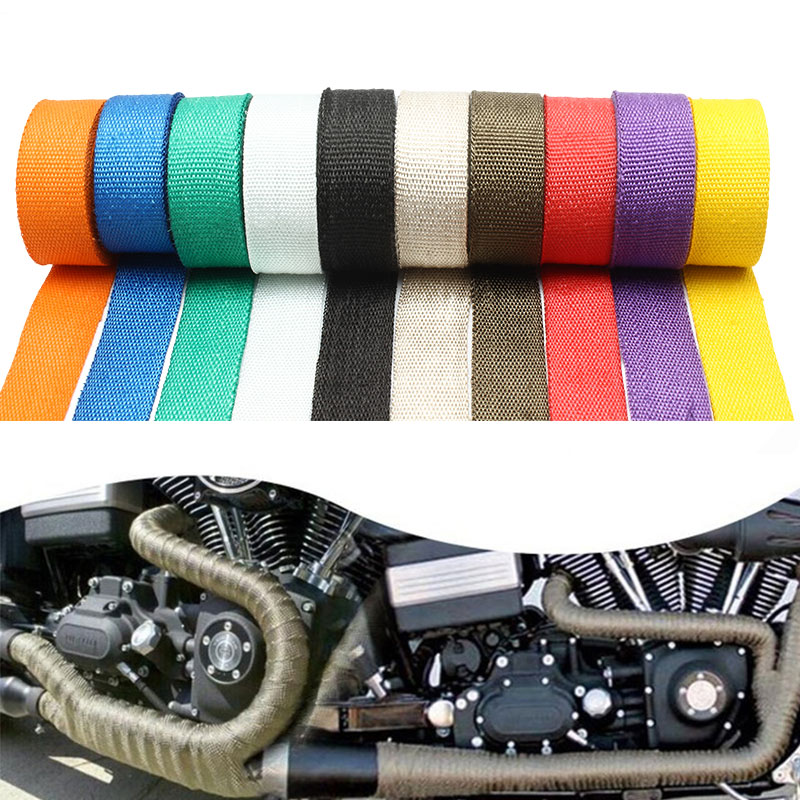 Enduro Motorcycle Muffler Exha - Exhaust Wrap Titanium ulasan dan harga