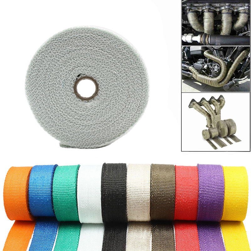 Enduro Motorcycle Muffler Exha - Exhaust Wrap Titanium ulasan dan harga