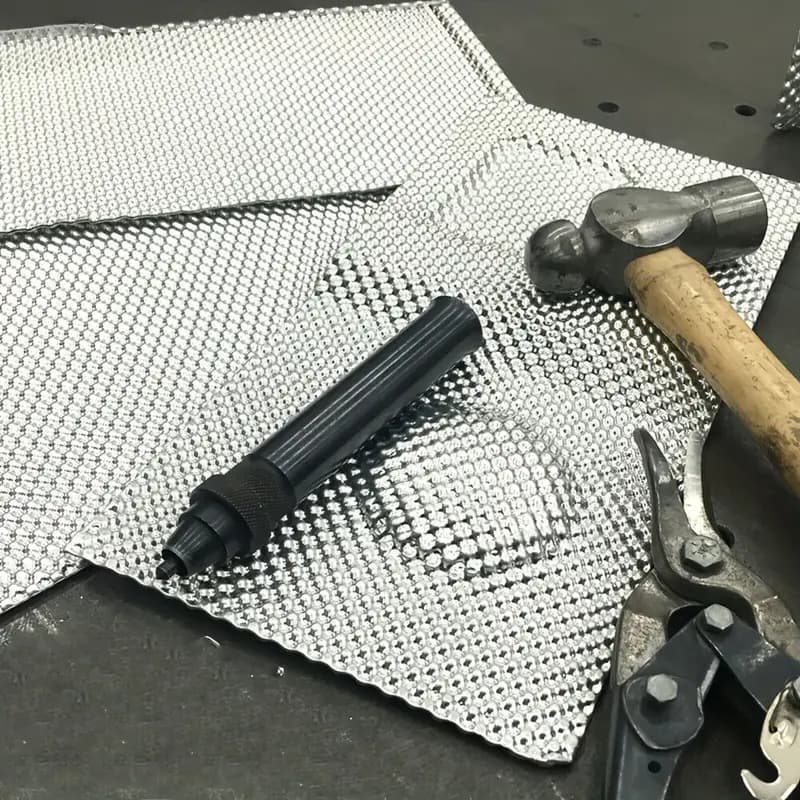 1PC Car Embossed Aluminum Heat - Exhaust Wrap Titanium ulasan dan harga