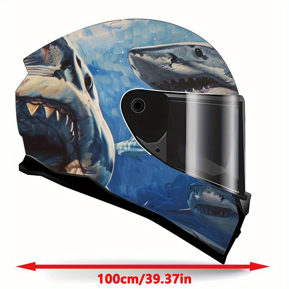 Great White Shark Motorcycle H - Motorcycle Gear White ulasan dan harga