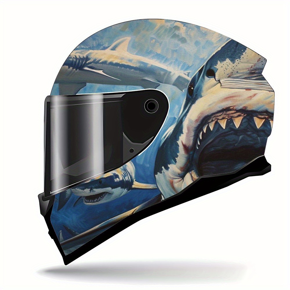 Great White Shark Motorcycle H - Motorcycle Gear White ulasan dan harga