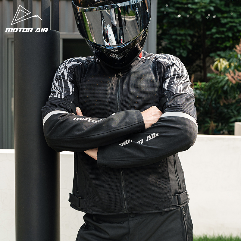 Black&White Motorcycle Jacket  - Motorcycle Gear White ulasan dan harga