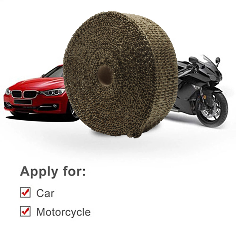 Enduro Exhaust Thermal Band Mo - Exhaust Wrap Titanium ulasan dan harga