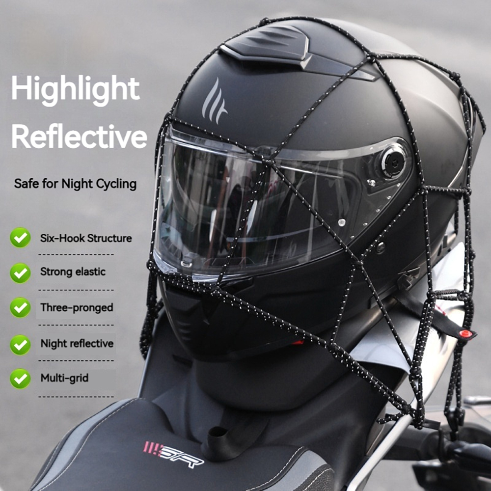 6 Hooks Luggage Net Protective - Motorcycle Gear Brand ulasan dan harga