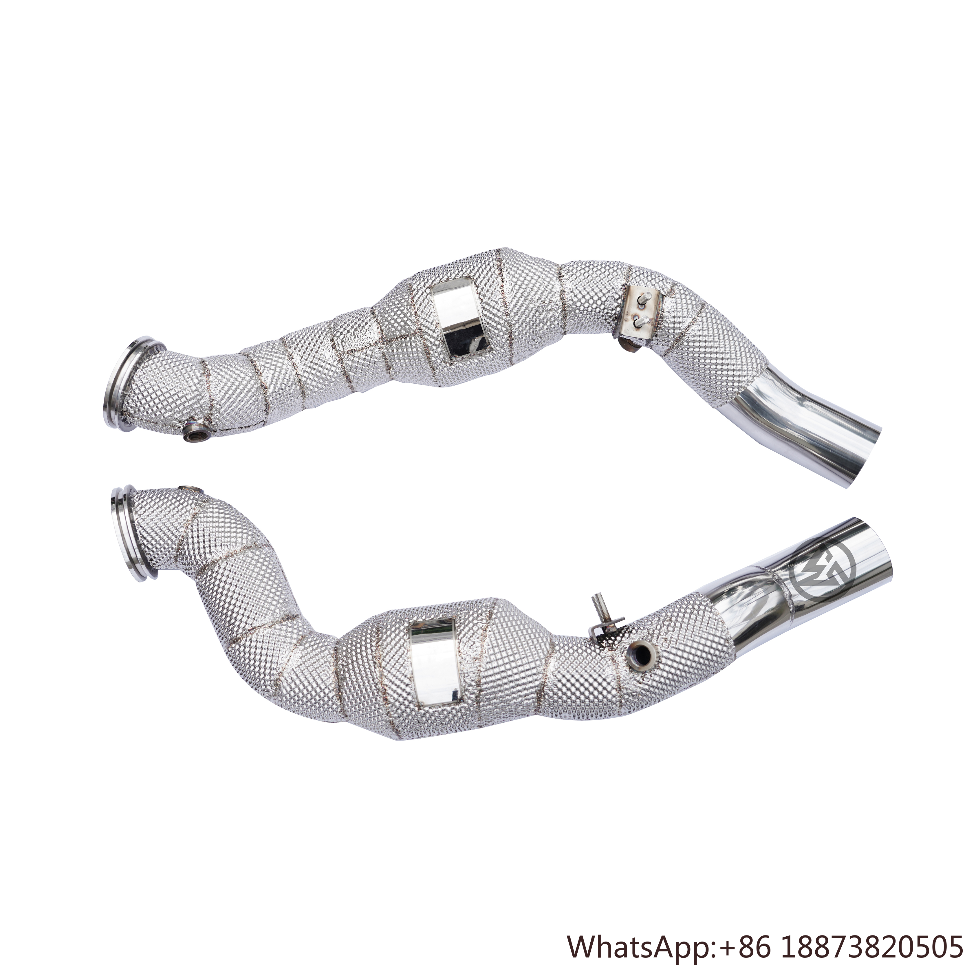 Hot Heat Wrapped Sport Downpip - Exhaust Wrap Titanium ulasan dan harga
