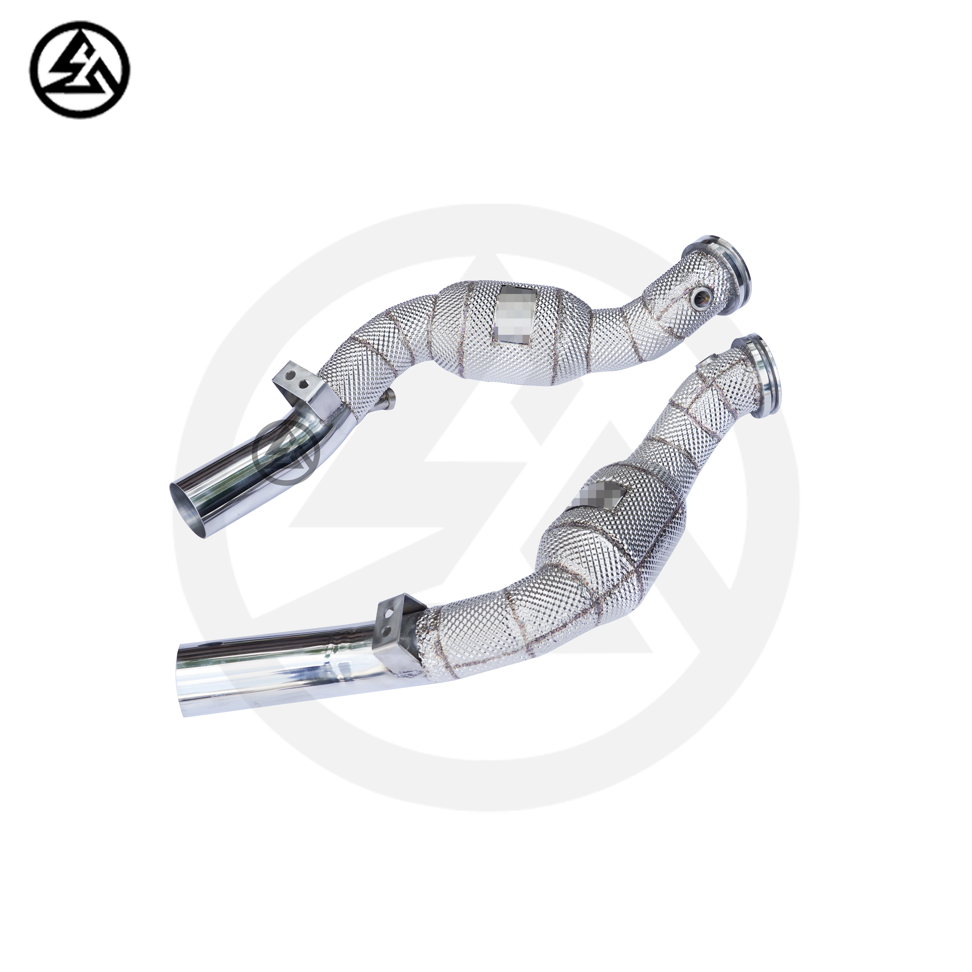 Hot Heat Wrapped Sport Downpip - Exhaust Wrap Titanium ulasan dan harga