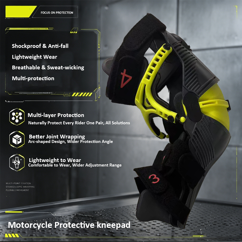 Adjustable Motocross Knee Guar - Motorcycle Gear Slipping ulasan dan harga