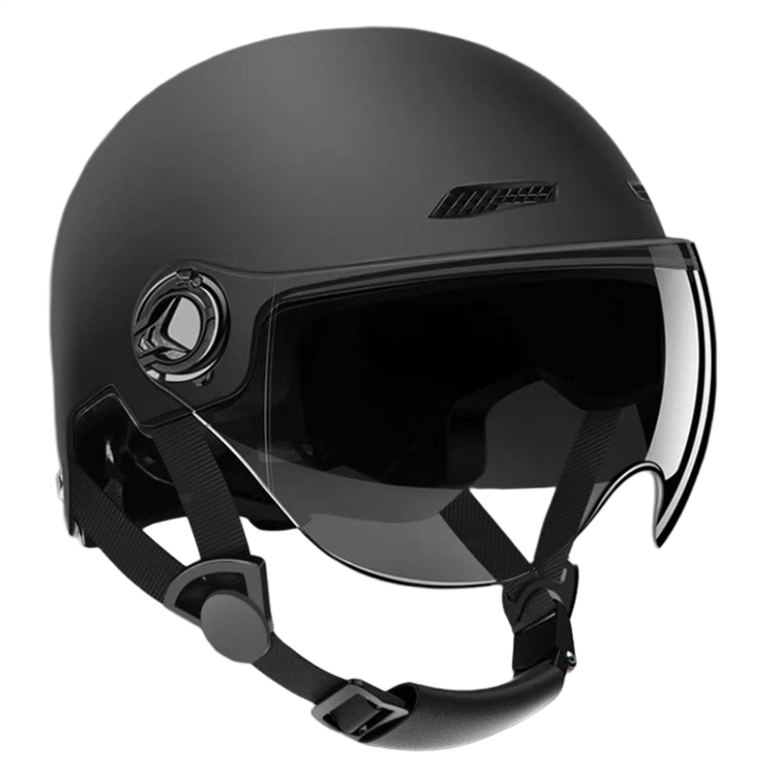 Motorcycle Riding Helmet Half  - Motorcycle Gear White ulasan dan harga