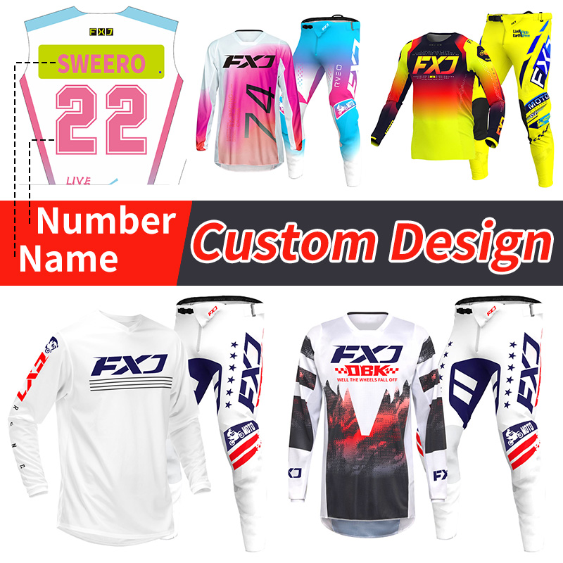 Off road motorcycle jersey and - Motorcycle Gear White ulasan dan harga