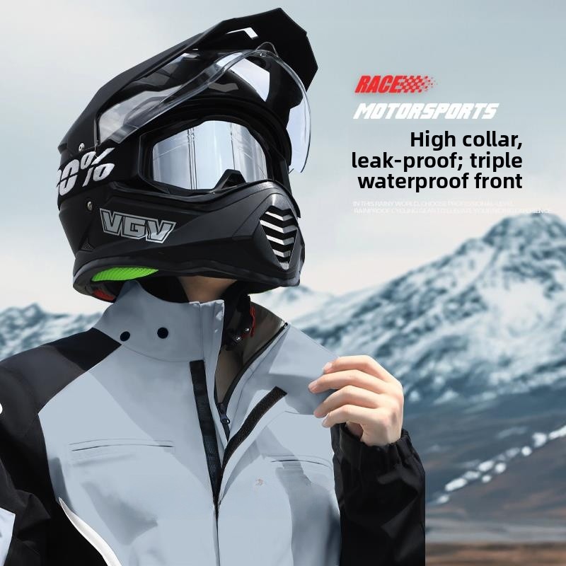 Adult Motorcycle Rain Suit Two - Motorcycle Gear Full Suit ulasan dan harga