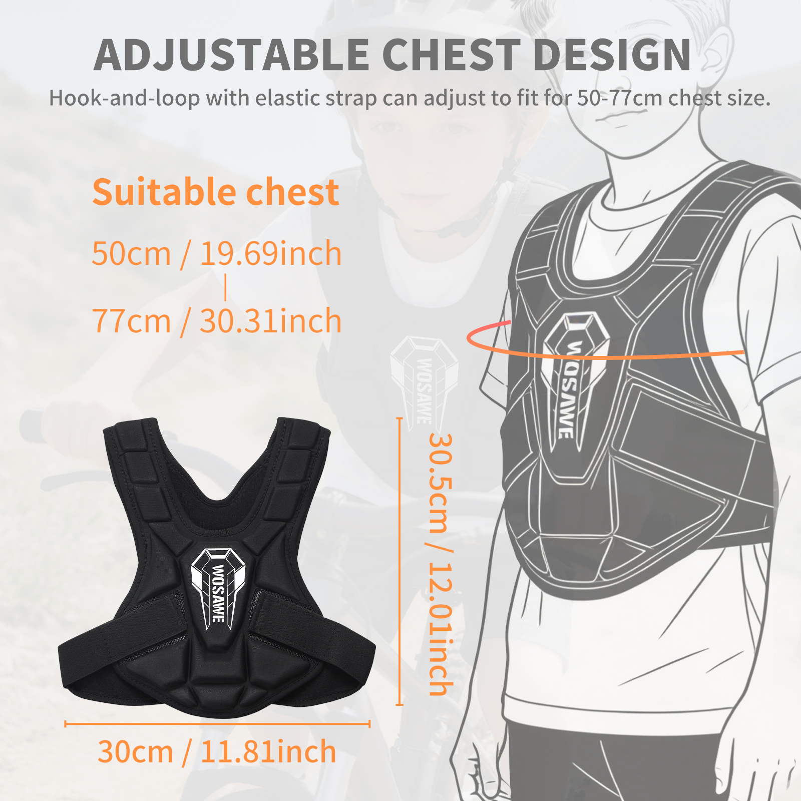 WOSAWE Children Motorcycle Act - Motorcycle Gear Youth ulasan dan harga
