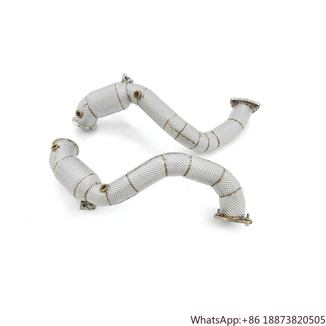 Exhaust Sport Cat Down Pipes f - Exhaust Wrap Titanium ulasan dan harga
