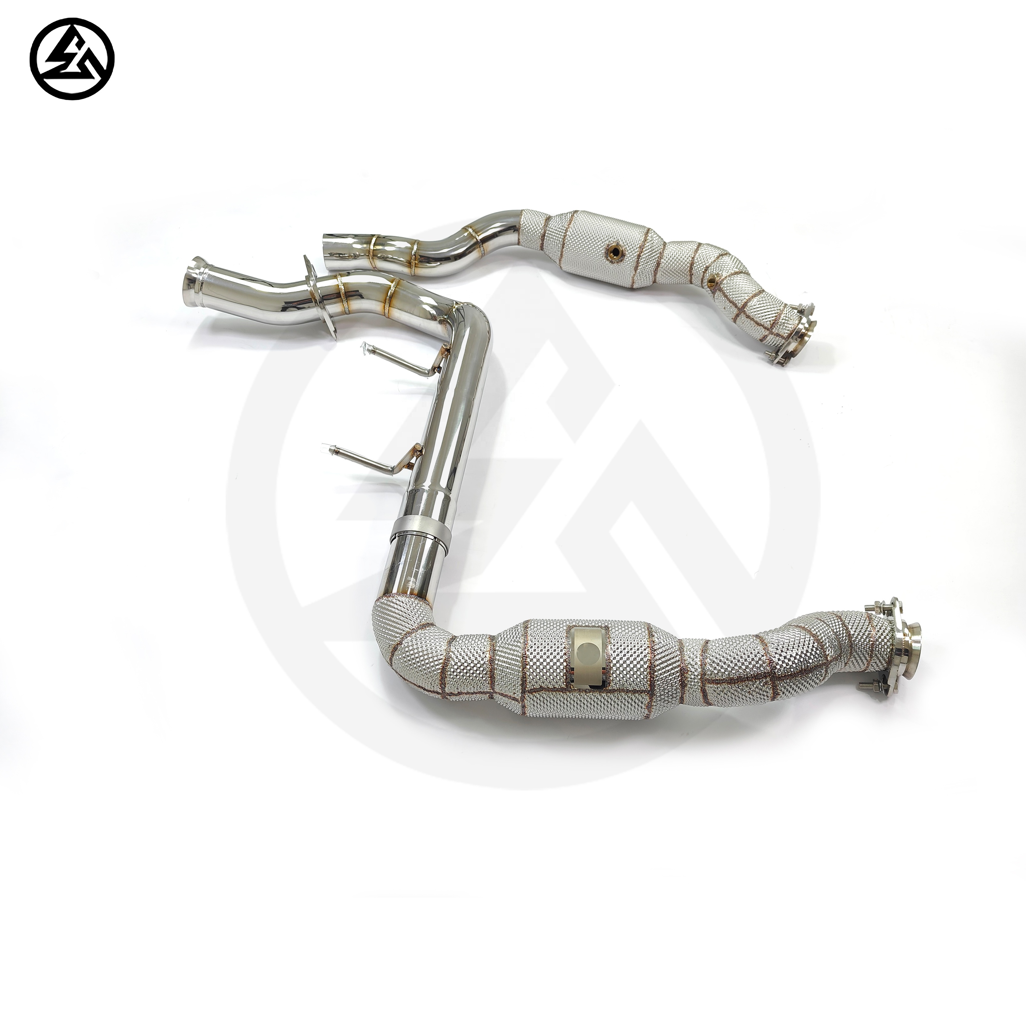 Exhaust 200 Cells Downpipe for - Exhaust Wrap Titanium ulasan dan harga