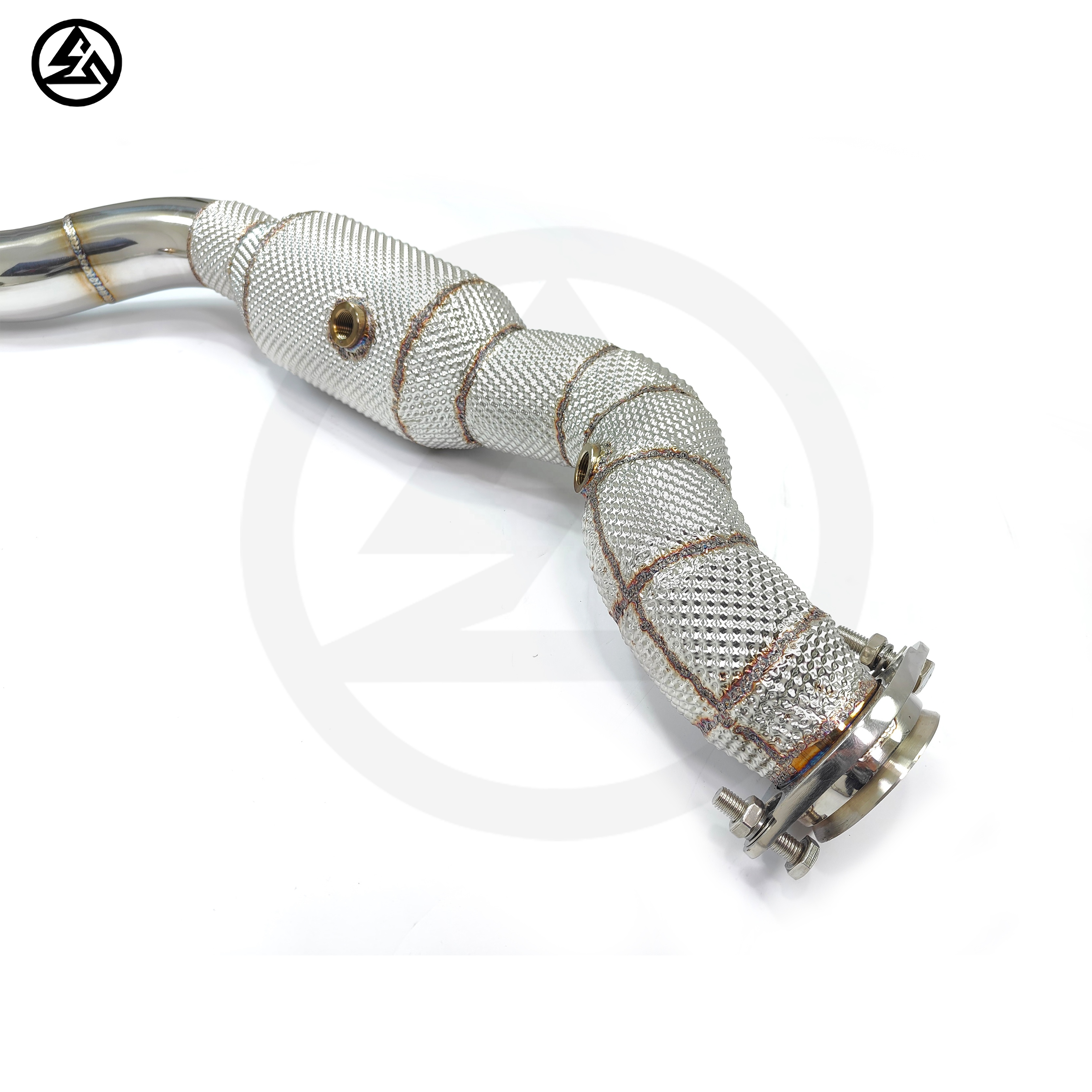 Exhaust 200 Cells Downpipe for - Exhaust Wrap Titanium ulasan dan harga