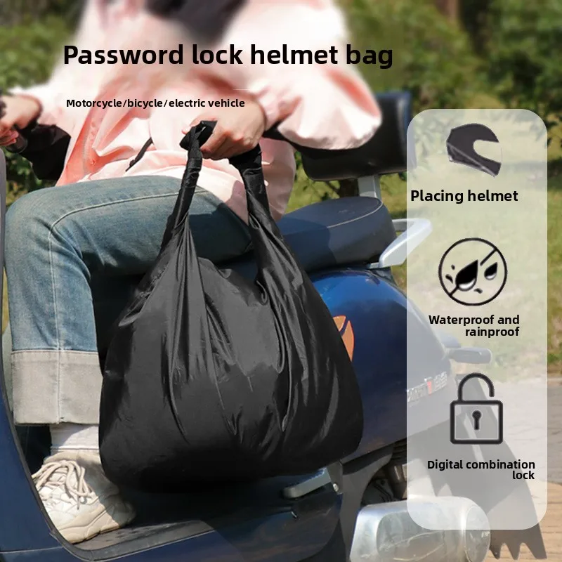Anti Theft Waterproof Helmet B - Motorcycle Gear Online ulasan dan harga