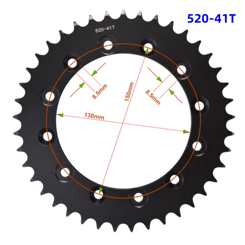 520 Motor Rear Star Chain Whee - Motorcycle Gear Europe ulasan dan harga