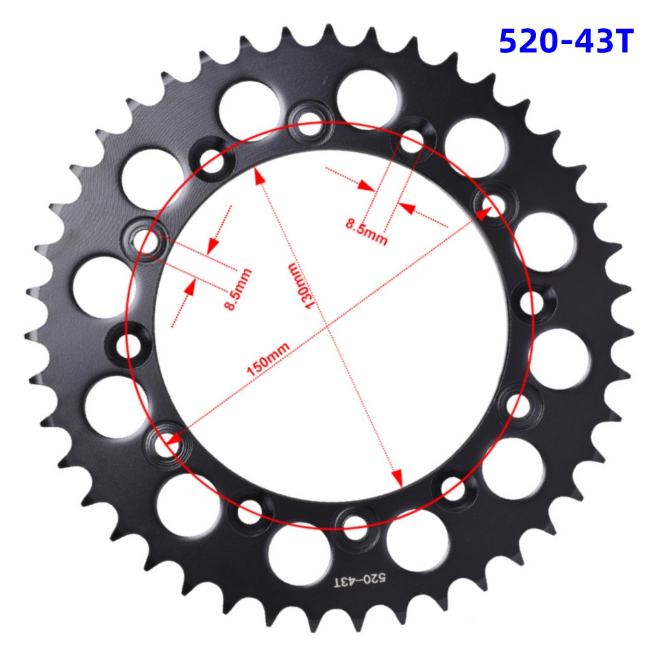 520 Motor Rear Star Chain Whee - Motorcycle Gear Europe ulasan dan harga