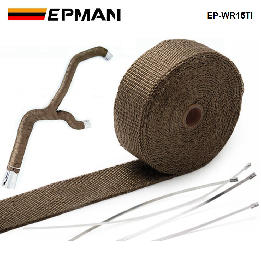 Titanium Turbo Manifold Heat E - Exhaust Wrap Titanium ulasan dan harga