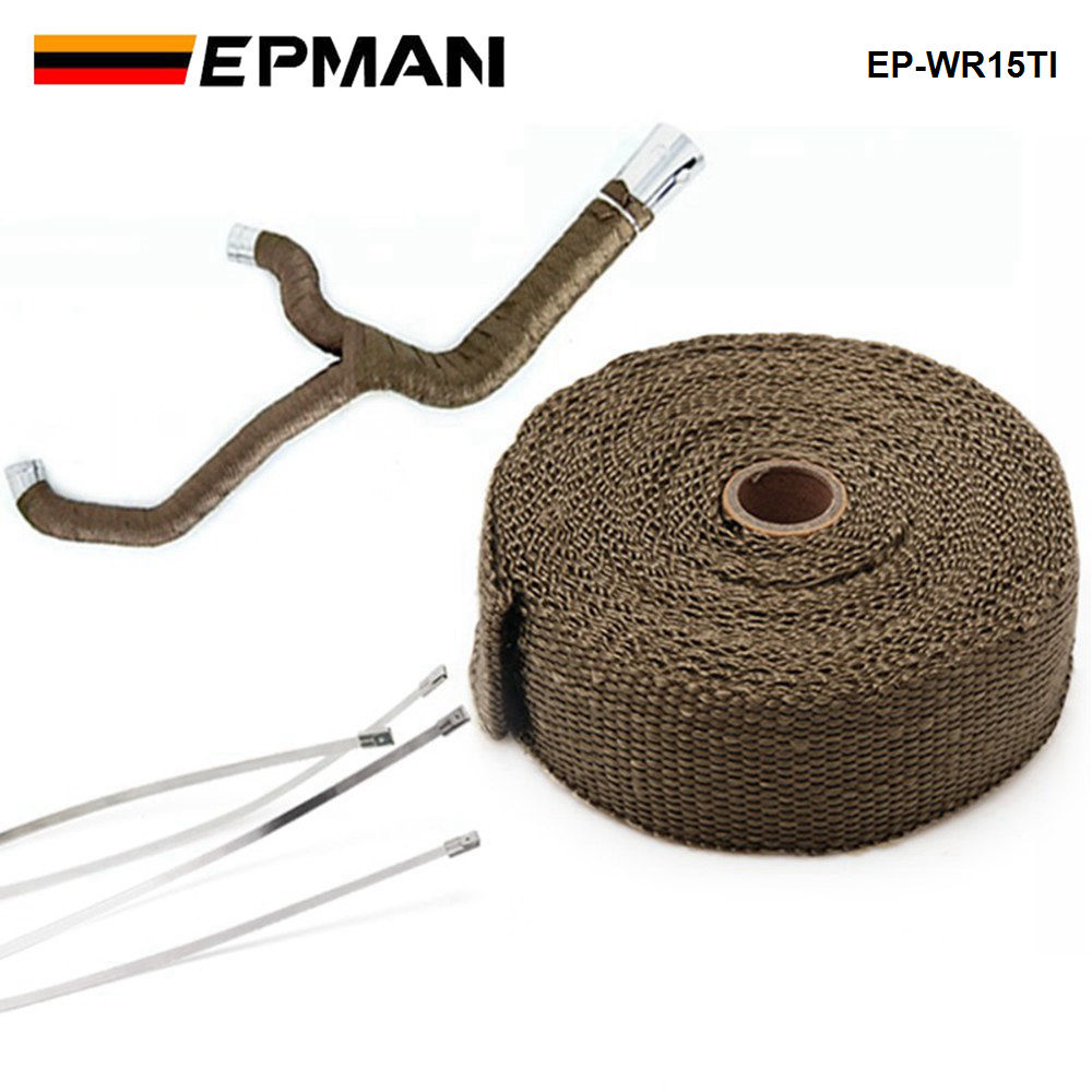 Titanium Turbo Manifold Heat E - Exhaust Wrap Titanium ulasan dan harga